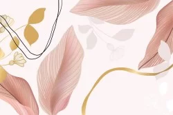 Wallpaper Design and Styles Abstract Flora and Fauna Leaves Luxury Nature