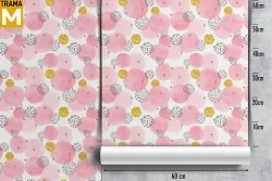 Carta da Parati Decorazioni e Pattern Righe e A pois