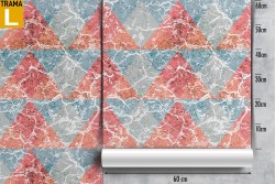 Marble surface wallpaper with triangles.