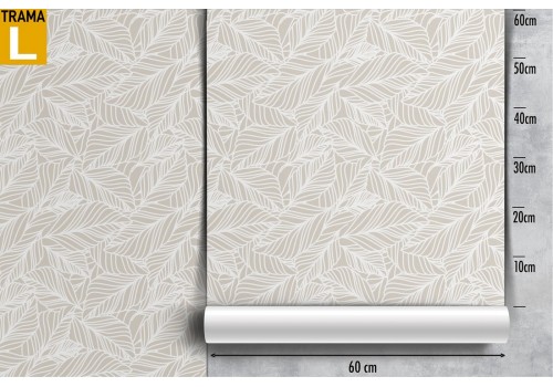 Wallpaper with stylized palm leaves decoration. 2