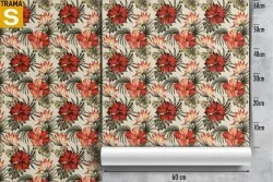 Wallpaper Design and Styles Tropical Flora and Fauna Nature Flowers