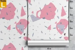 Modern pink abstract wallpaper decoration.