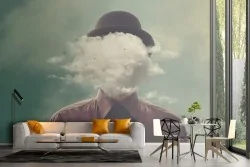 Carta da Parati dipinto astratto moderno