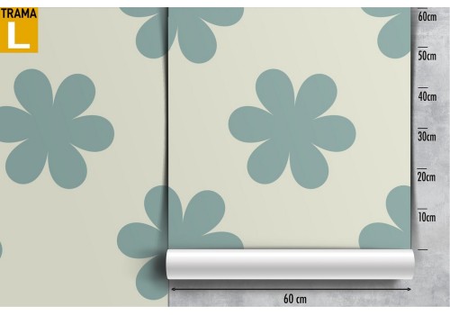 Modern stylized flower wallpaper. 2