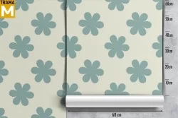 Carta da Parati Fiori Moderna Natura Stilizzata