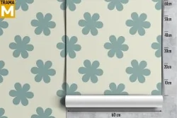 Modern Flowers Wallpaper Stylized Nature