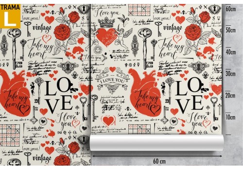 Fantasy writings wallpaper decoration. 2