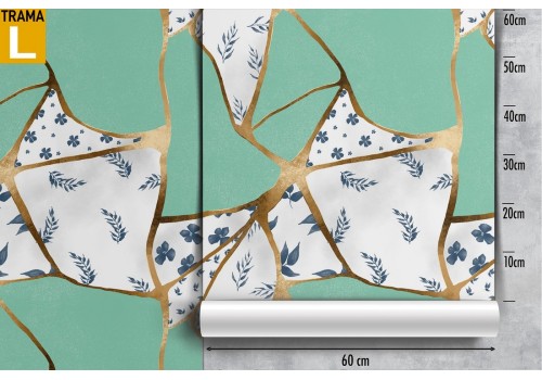 Turquoise luxury marble surface wallpaper. 2