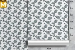 Modern Nature Leaves Wallpaper