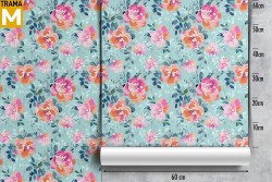 Carta da Parati Fiori Moderna Natura