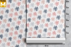 Carta da Parati Fiori Natura Stilizzata