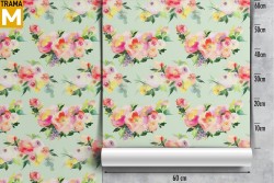 Vintage Nature Flowers Wallpaper