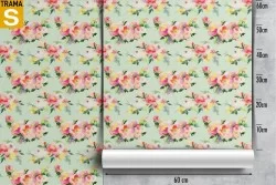 Carta da Parati Design e Stili Flora e Fauna Fiori Natura Vintage