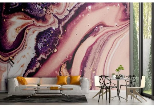 Pink glamour marble surface wallpaper 2