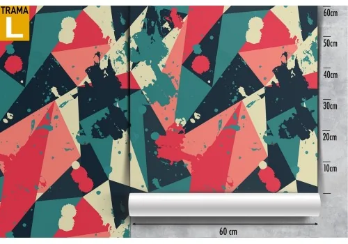 Carta da Parati geometrie astratte moderne. 2