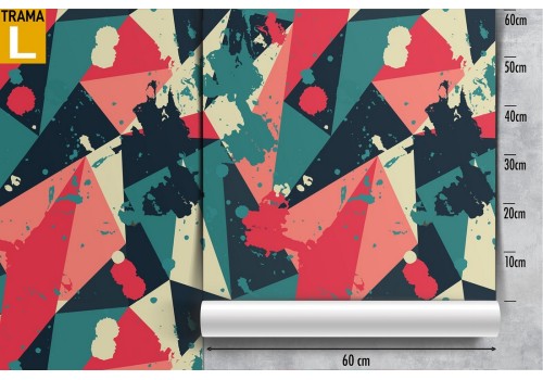 Modern abstract geometric wallpaper. 2