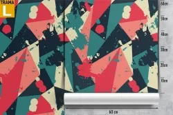 Carta da Parati geometrie astratte moderne.