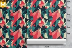 Carta da Parati Astratta Geometrica