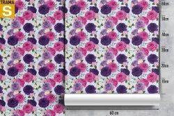 Carta da Parati Design e Stili Flora e Fauna Fiori Moderna Natura