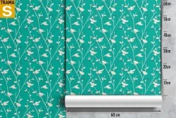 Wallpaper Design and Styles Flora and Fauna Animals Leaves Stylized Nature