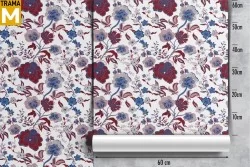 Vintage Nature Flowers Wallpaper