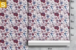 Wallpaper Design and Styles Flora and Fauna Flowers Nature Vintage