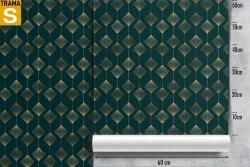 Carta da Parati Design e Stili Art Déco Geometrica Luxury Vintage