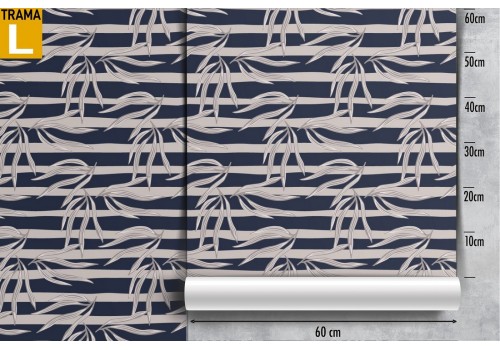 Wallpaper leaves and stripes nature modern design. 2