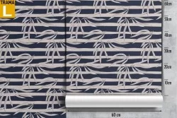 Wallpaper leaves and stripes nature modern design.