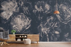 Carta da Parati Fiori Natura Vintage