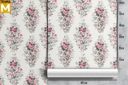Carta da Parati Fiori Natura Vintage